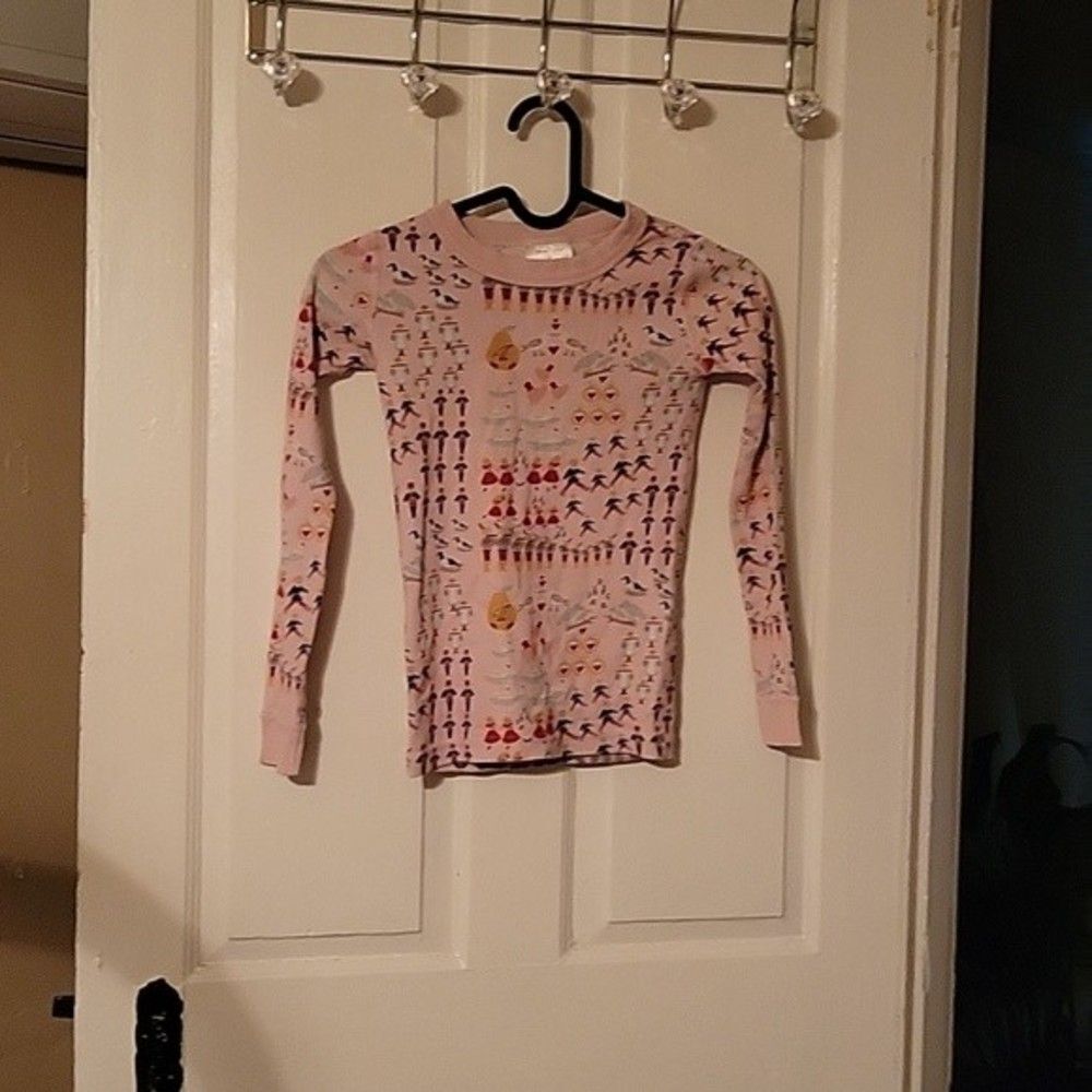 Hanna Andersson 12 Days of Christmas Pink Long Sleeve Top